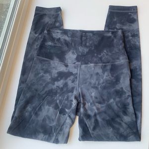 AS IS Lululemon Diamond Dye Graphite Grey Align 25” leggings *READ DESCRIPTION*